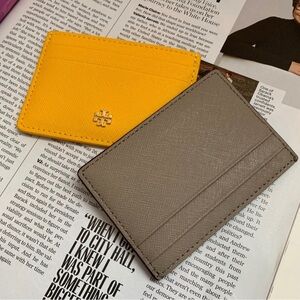 NEW Tory Burch Yellow Cardholder